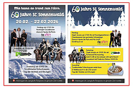 Banner 60 Jahre Ski-Club Sonnenwald (Tag 2)