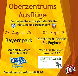 Banner Oberzentrumsausflug Bayernpark