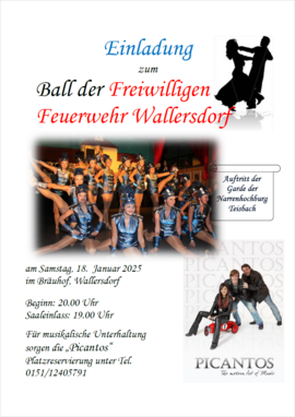 Banner Feuerwehrball 2025