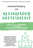 Logo Kleinkindergottesdienst in Niederwinkling