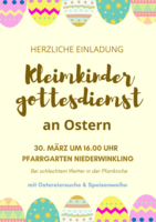 Logo Kleinkindergottesdienst an Ostern in Niederwinkling