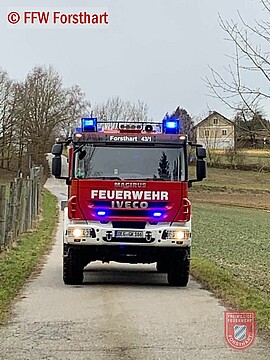 Banner Gemeindeübung Forsthart