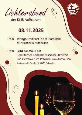 Banner Lichterabend