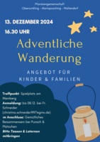 Logo Adventswanderung für Kinder & Familien