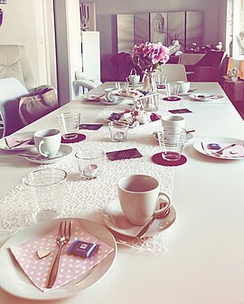 Banner Trauercafe- Gemeinsam weniger einsam