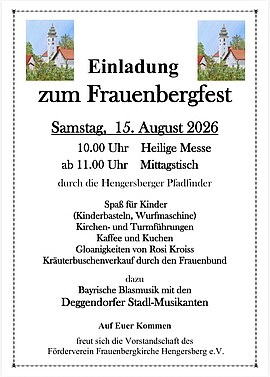 Banner Frauenbergfest