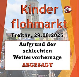Banner Entfällt: Kinderflohmarkt