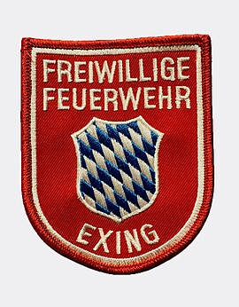 Banner 150-jähriges Gründungsfest der Freiwilligen Feuerwehr Exing