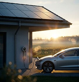 Banner Photovoltaik, solarunterstütztes und bidirektionales Laden meines E-Autos