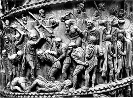 Banner Vortrag "Römische Kriegsverbrechen"