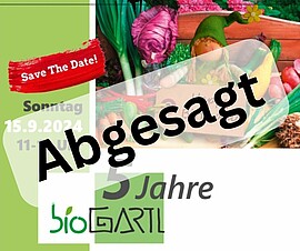 Banner Abgesagt! Großes Hoffest – 5 Jahre biogartl findet nicht statt