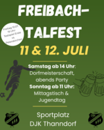 Logo Freibachtalfest Thanndorf mit Dorfmeisterschaft