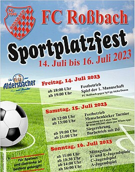 Banner Sportplatzfest