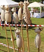 Logo Zaunschmuck bzw. Pfostenhocker töpfern