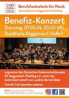 Logo Benefizkonzert der Berufsfachschule für Musik des Landkreises Deggendorf
