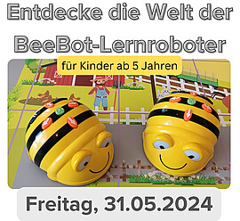 Banner Spiel & Spaß mit BeeBots