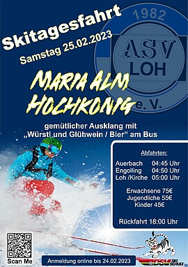 Banner Skitagesfahrt Maria Alm / Hochkönig