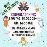 Logo Kinderfasching im Hofladen Venus