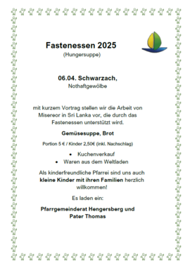 Banner Fastenessen 2025