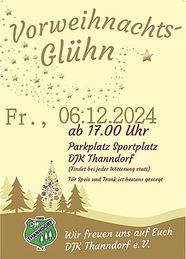 Banner Vorweihnachtsglühen Thanndorf