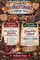 Logo Weihnachtsmarkt im Hofladen Venus
