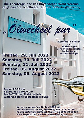 Banner Theater auf der Freilichtbühne in Wallerfing