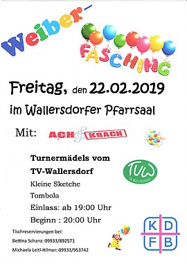Banner Weiberfasching
