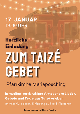 Banner Taizé - Gebet