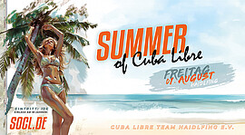 Banner Summer of Cuba Libre 2025