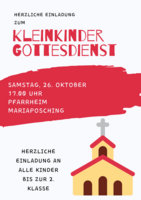 Logo Kleinkindergottesdienst in Mariaposching