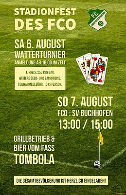 Banner Stadionfest des FCO
