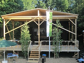 Banner Theater auf der Böde