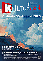 Logo Kulturbühne Flintsbach: Das KULTURmobil des Bezirks Niederbayern kommt mit zwei Aufführungen!