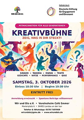 Banner Kreativbühne