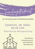 Logo Familiengottesdienst in Mariaposching