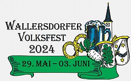 Banner Volksfest Wallersdorf
