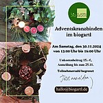 Logo Adventskranzbinden im biogartl