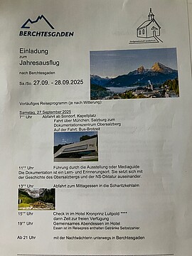 Banner Vereinsausflug