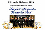 Logo Neujahrsempfang mit dem Männerchor Moos