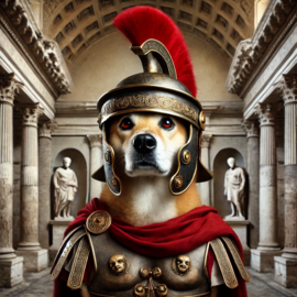 Banner Sonderausstellung "CAVE CANI, CAVE CANEM"