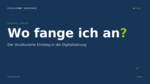 Logo Online: Digital Check – Wo fange ich an? Der strukturierte Einstieg in die Digitalisierung