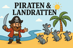 Logo Piraten + Landratten, Umweltbildung für Kinder und Jugendliche (Ferienprogramm, Vormittag)