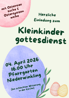 Logo Osterkleinkindergottesdienst