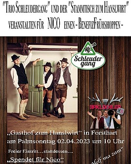 Banner BenefizFrühschoppen 2023