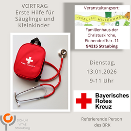 Banner Erste Hilfe für Säuglinge und Kleinkinder