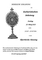 Logo Eucharistischen Anbetung