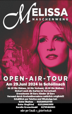Banner Open Air mit Melissa Naschenweng