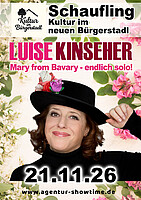 Logo Kabarett „Mary from Bavary - endlich solo!“ mit Luise Kinseher