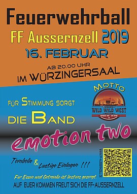 Banner Feuerwehrball Außernzell