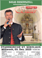 Logo Adventskonzert mit Oswald Sattler